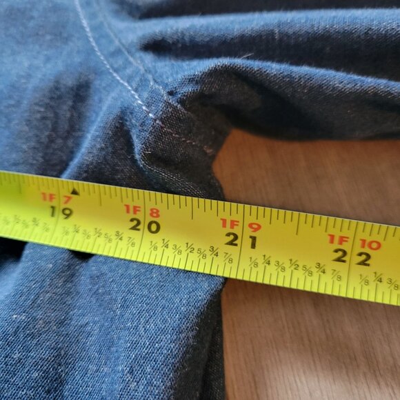 Vintage Alfred Dunner Denim Jacket With Floral Embroidery Design & Zip Closure 1 - Picture 5 of 5